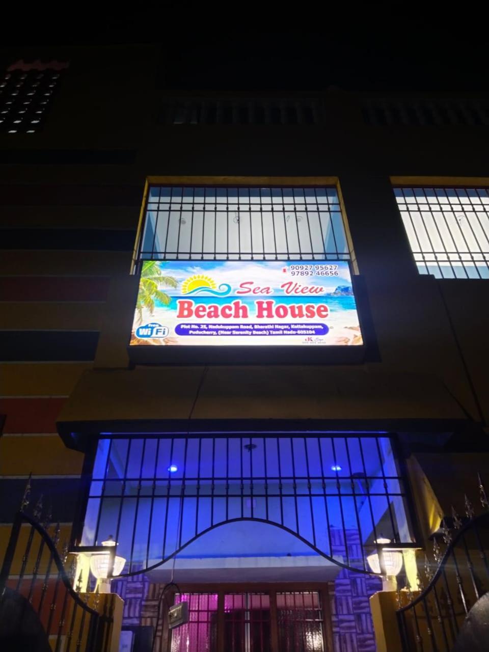 Sea View Beach House 퐁디셰리 외부 사진